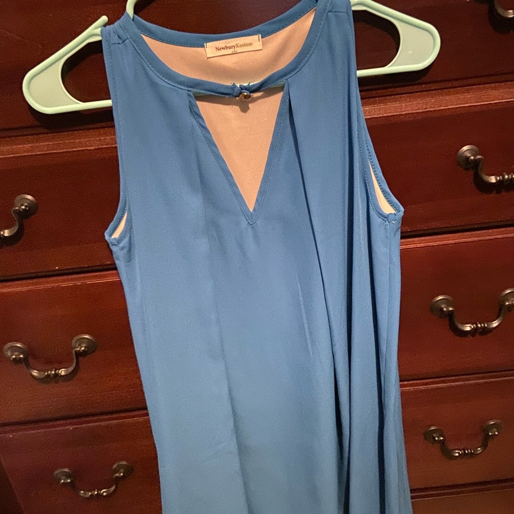 Blue sun dress